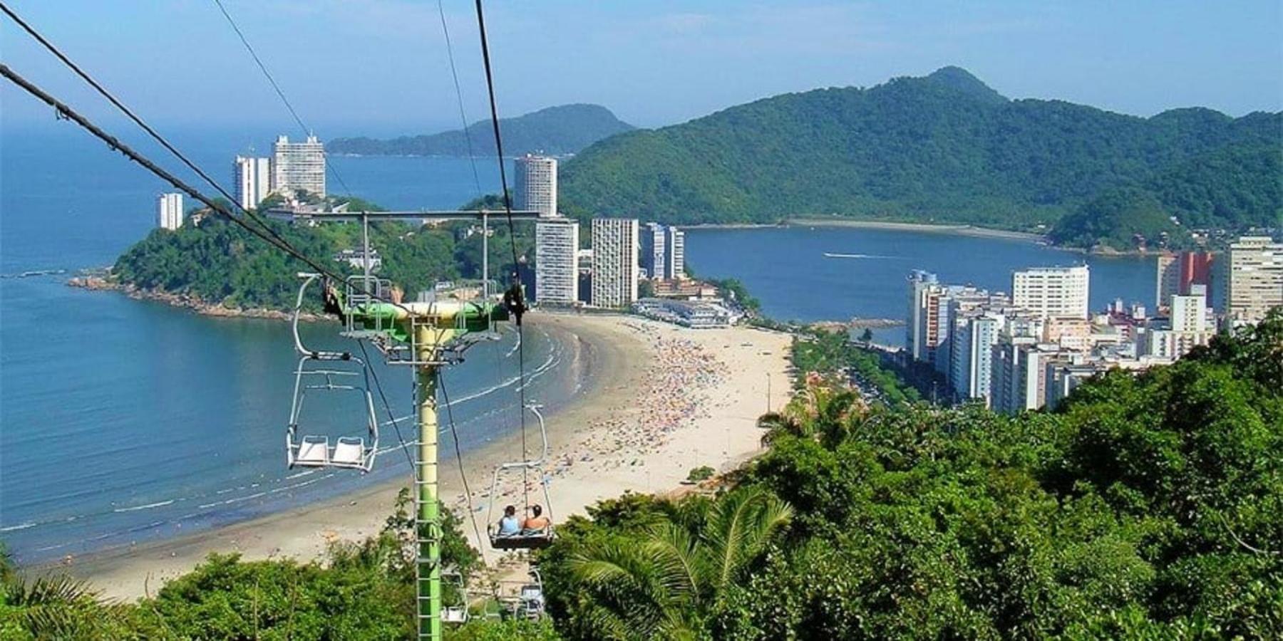 Kitinete 1514 Com Vista Para O Mar São Vicente Exterior foto