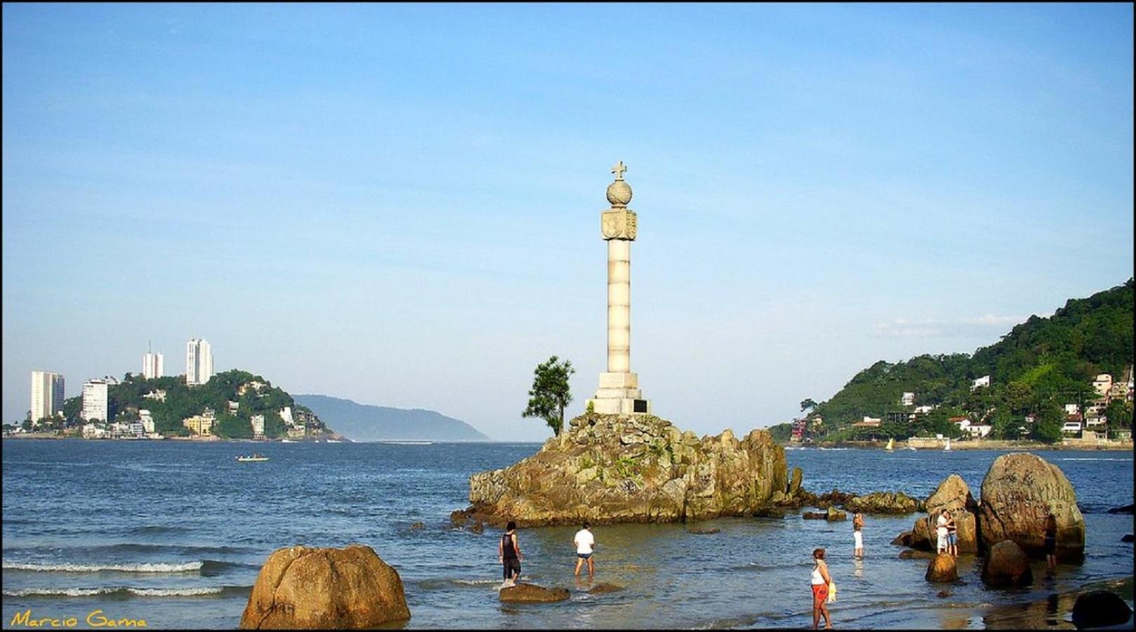 Kitinete 1514 Com Vista Para O Mar São Vicente Exterior foto